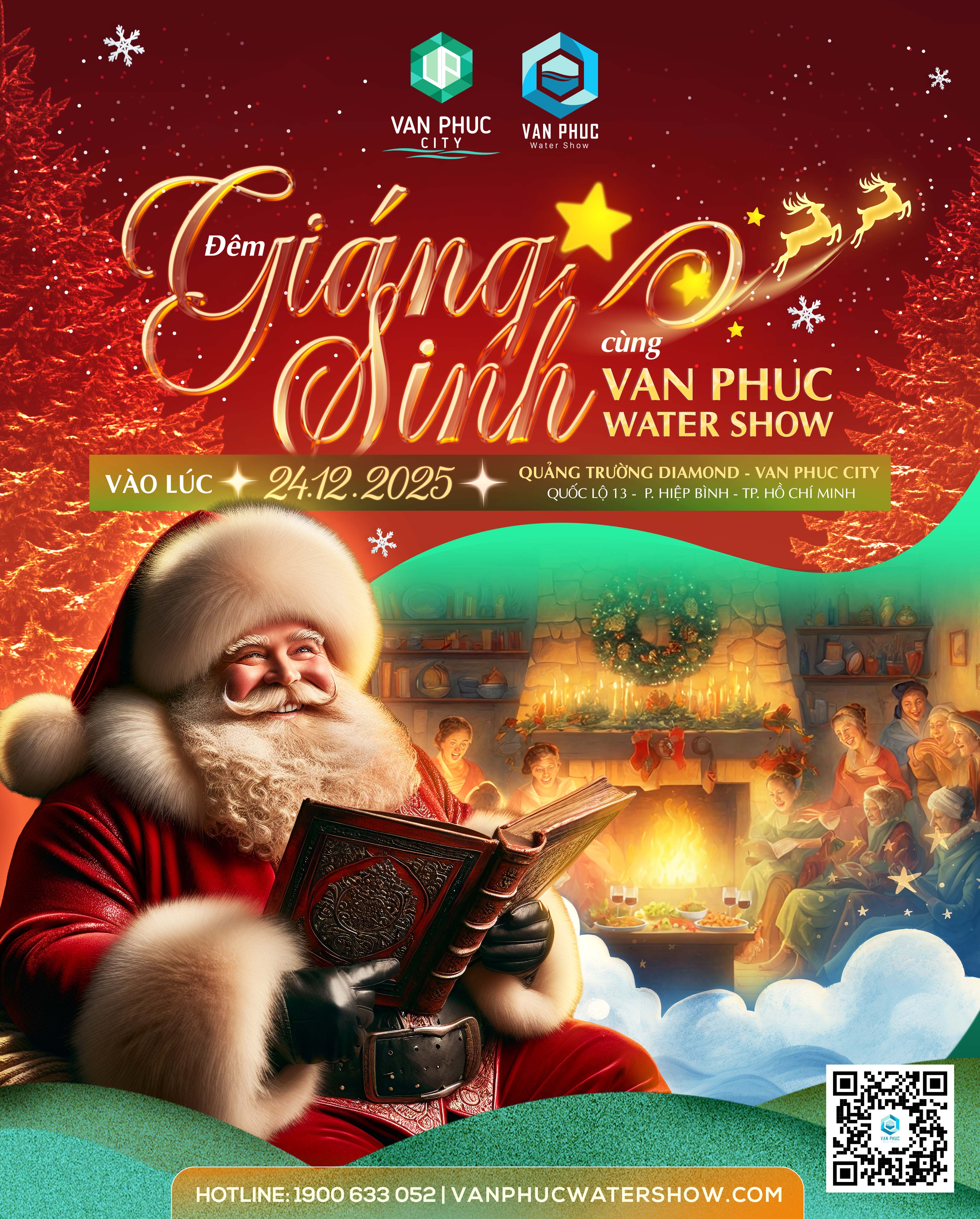Đêm Giáng Sinh cùng Vạn Phúc Water Show