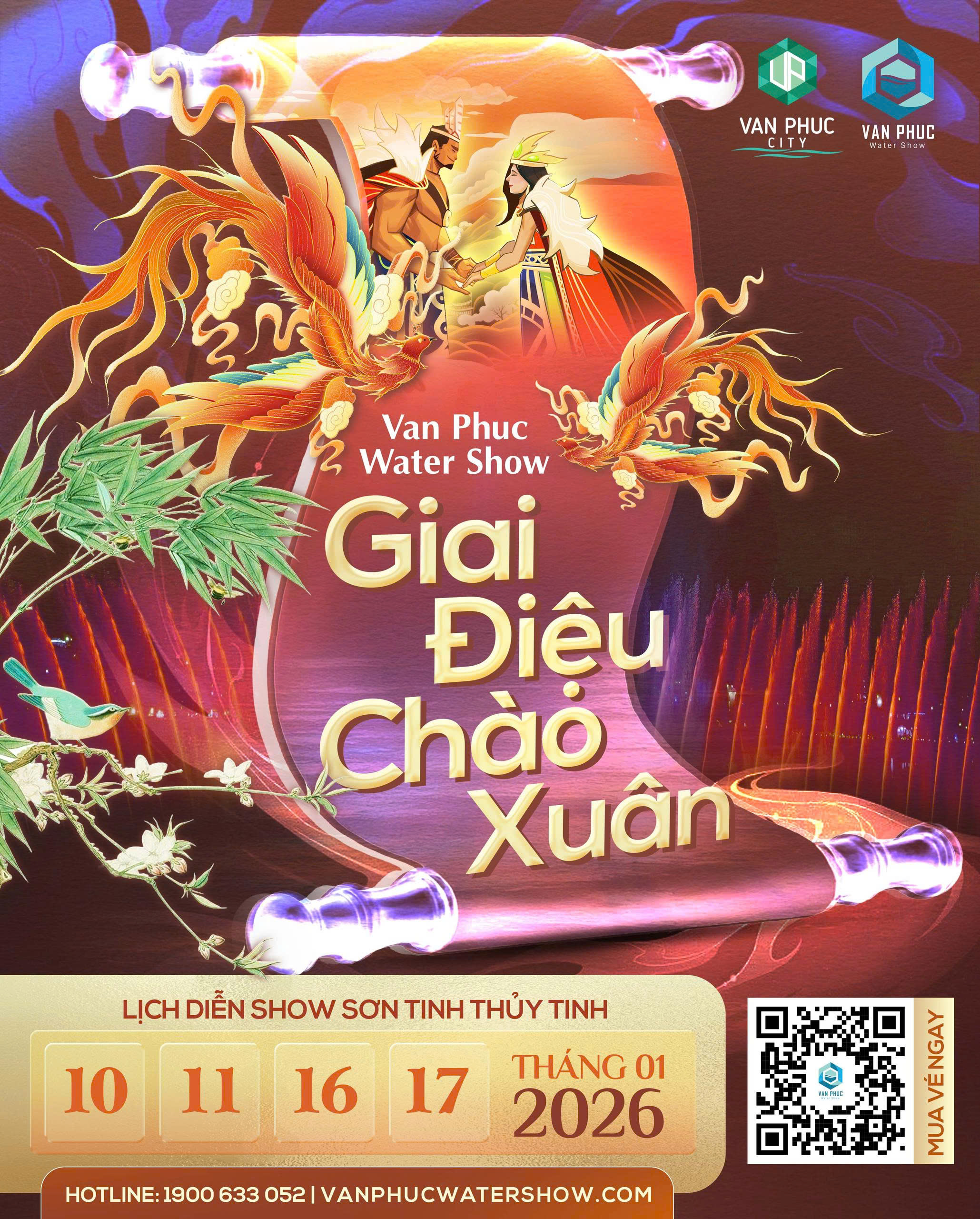 GIAI ĐIỆU CHÀO XUÂN tại Vạn Phúc Water Show 11/01